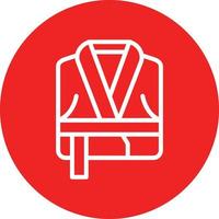 Bathrobe Vector Icon Design