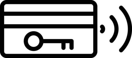 Room Key Vector Icon Design