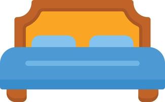 Double Bed Vector Icon Design