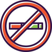 No Smoking Vector Icon Design