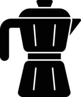 Coffee Pot Vector Icon Design