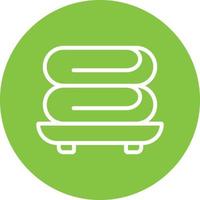 Towel Vector Icon Design