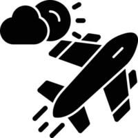 Flight Glyph Icon vector