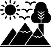 Adventure Glyph Icon vector