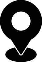 Location Glyph Icon vector