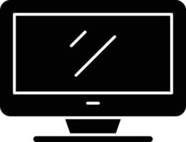 Monitor Glyph Icon vector