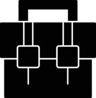 Briefcase Glyph Icon vector