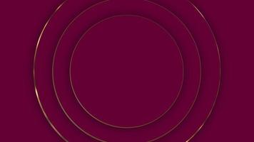 abstract patroon van cirkels met de effect van verplaatsing. Purper rood ringen animatie. abstract achtergrond voor bedrijf presentatie. 4k 3d veroorzaken. hoog kwaliteit 4k beeldmateriaal video