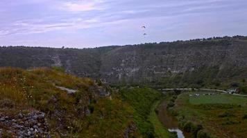 Dwellings in the rock and cave. Orheiul vechi video