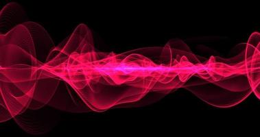 Abstract background. Red  lines and waves look like magical energy beautiful glowing smoke in space or fabric photo