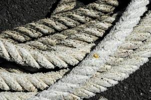 Old rope view photo
