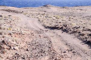 paisaje en las islas canarias foto