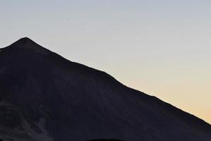 Sand dune silhouette photo