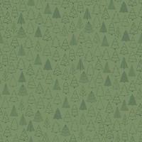 Subtle green on green forest tree seamless pattern of tree doodles vector