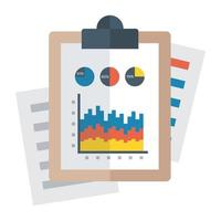 Trendy Histogram Chart vector