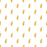 Wheat germ pattern, cartoon style vector