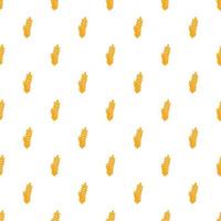 Wheat germ pattern, cartoon style vector