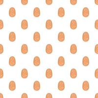 Fingerprint pattern, cartoon style vector