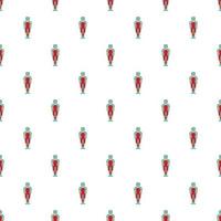 Ancient spartan gladiator pattern, cartoon style vector