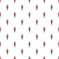 Ancient spartan gladiator pattern, cartoon style vector