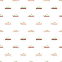 Big ship pattern, cartoon style vector