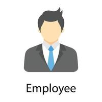 Trendy Employee Concepts vector