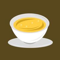 ilustración de vector de sopa caliente de pollo para diseño gráfico y elemento decorativo