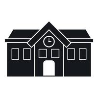 Chapel icon, simple style vector