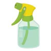 Sprayer bottle icon, cartoon style vector