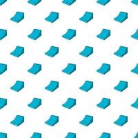 Springboard for snowboarding pattern vector