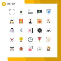 25 Creative Icons Modern Signs and Symbols of website link signal internet sign Editable Vector Design Elements