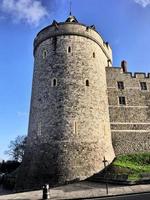 windsor en el reino unido en noviembre de 2020. una vista del castillo de windsor foto