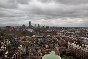 An aerial view of London photo