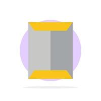 Window Rack Open Closet Box Abstract Circle Background Flat color Icon vector