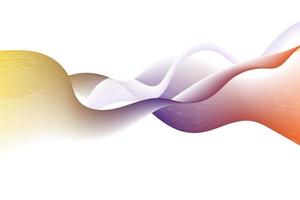 Abstract colorful swirl wave background. Dynamic pattern vector