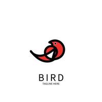 abstract logo design Bird Abstract Logo design vector design