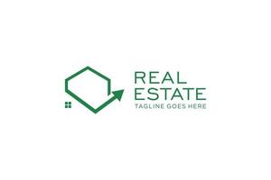 Real Estate Logo. Construction Architecture Building Logo Design Template Element. vector