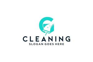 Letter G for cleaning clean service Maintenance for car detailing, homes logo icon vector template.