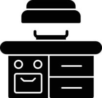 Kitchen Glyph Icon vector