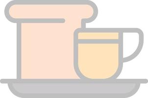 Breakfast Vector Icon Design