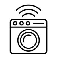Laundry Line Icon vector