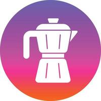 Coffee Pot Vector Icon Design