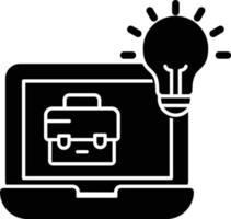 Solution Glyph Icon vector