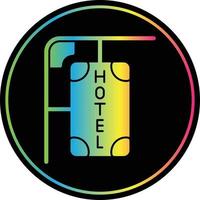 diseño de icono de vector de signo de hotel