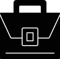 Briefcase Glyph Icon vector