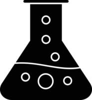 Flask Glyph Icon vector