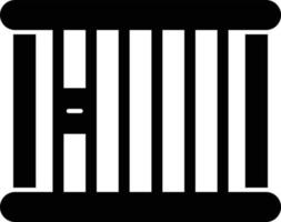 Jail Glyph Icon vector