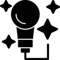 Mike Glyph Icon vector