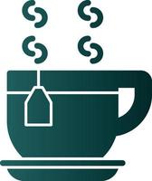 Tea Mug Vector Icon Design