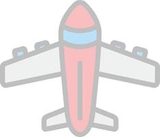 diseño de icono de vector de avión